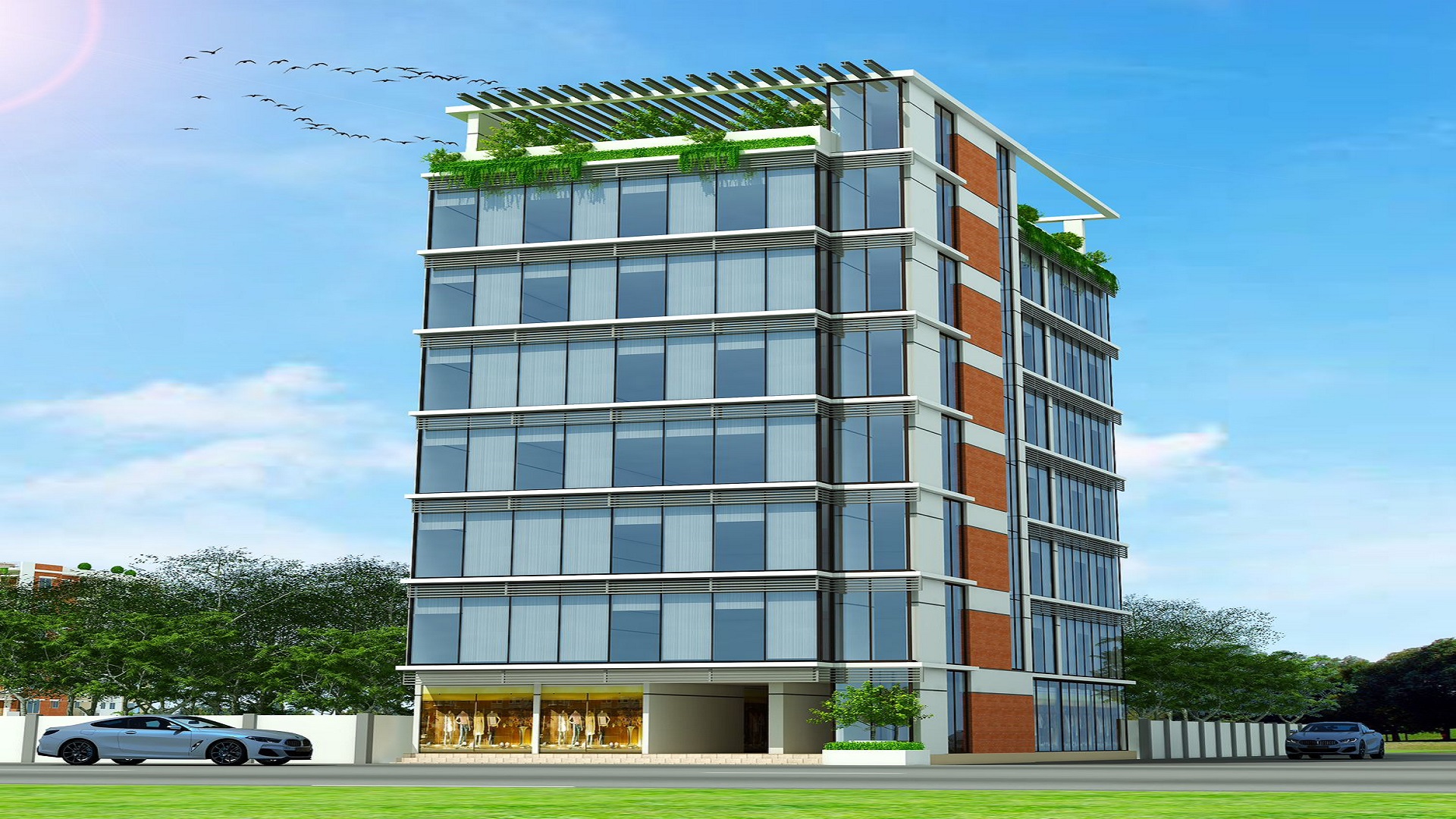 Modern salam tower sskroad